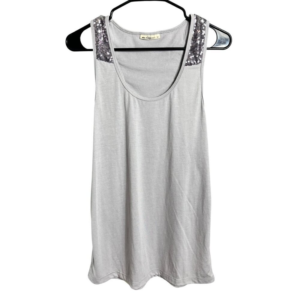 Cheekys Women's Light Gray Tank Top